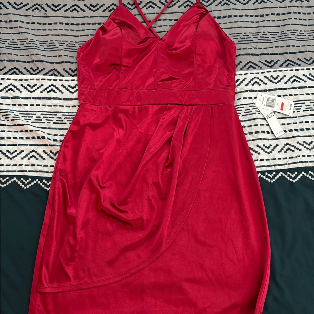Teeze Me Vibrant Red Dress
